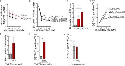 Regulation of Th1 T Cell Differentiation by Iron via Upregulation of T Cell Immunoglobulin and Mucin Containing Protein-3 (TIM-3)